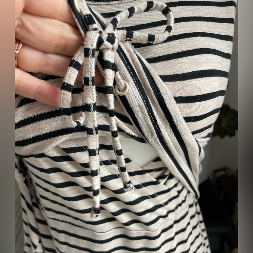 Latched Mama Drawstring Nursing Dress - Picture 3 of 4